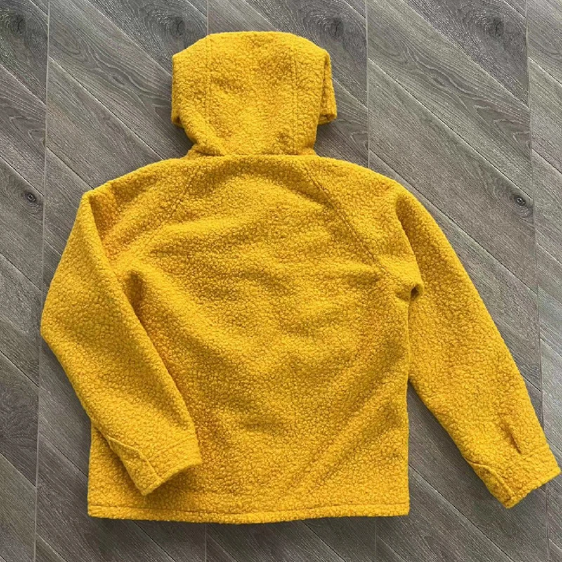Y2K Yellow Cardigan Zipper CPFM.XYZ Wool Hooded Jacket Men Women Fuzzy BalanceTai Chi Embroidery Jacket Coats Pullover Kanye