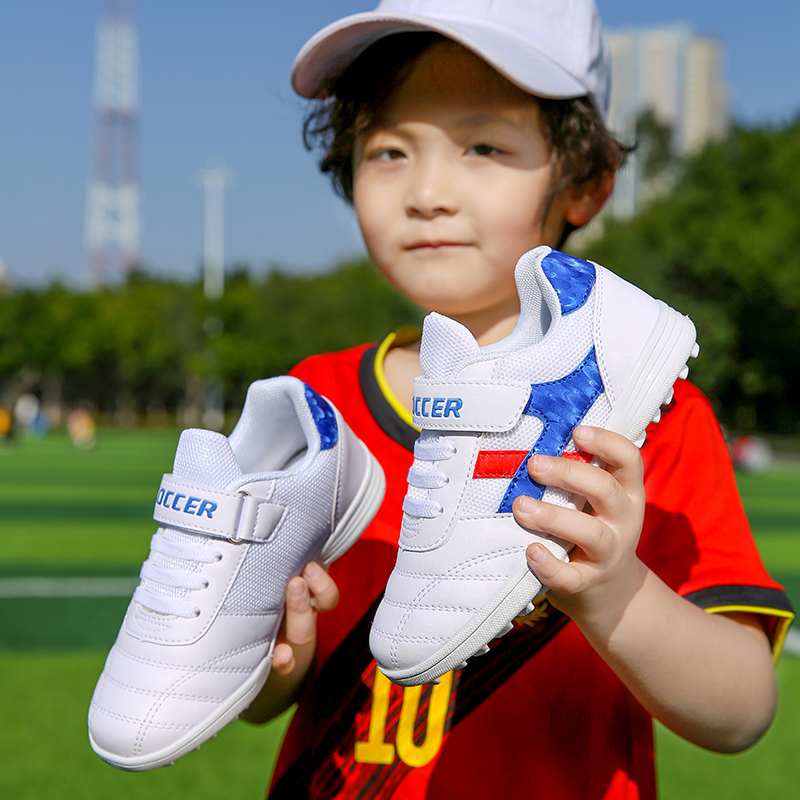 Soccer Shoes Society Kids Professional Comfortable Non-slip Futsal Shoes Children's Training Shoes Boys Girl Football Boots 2024