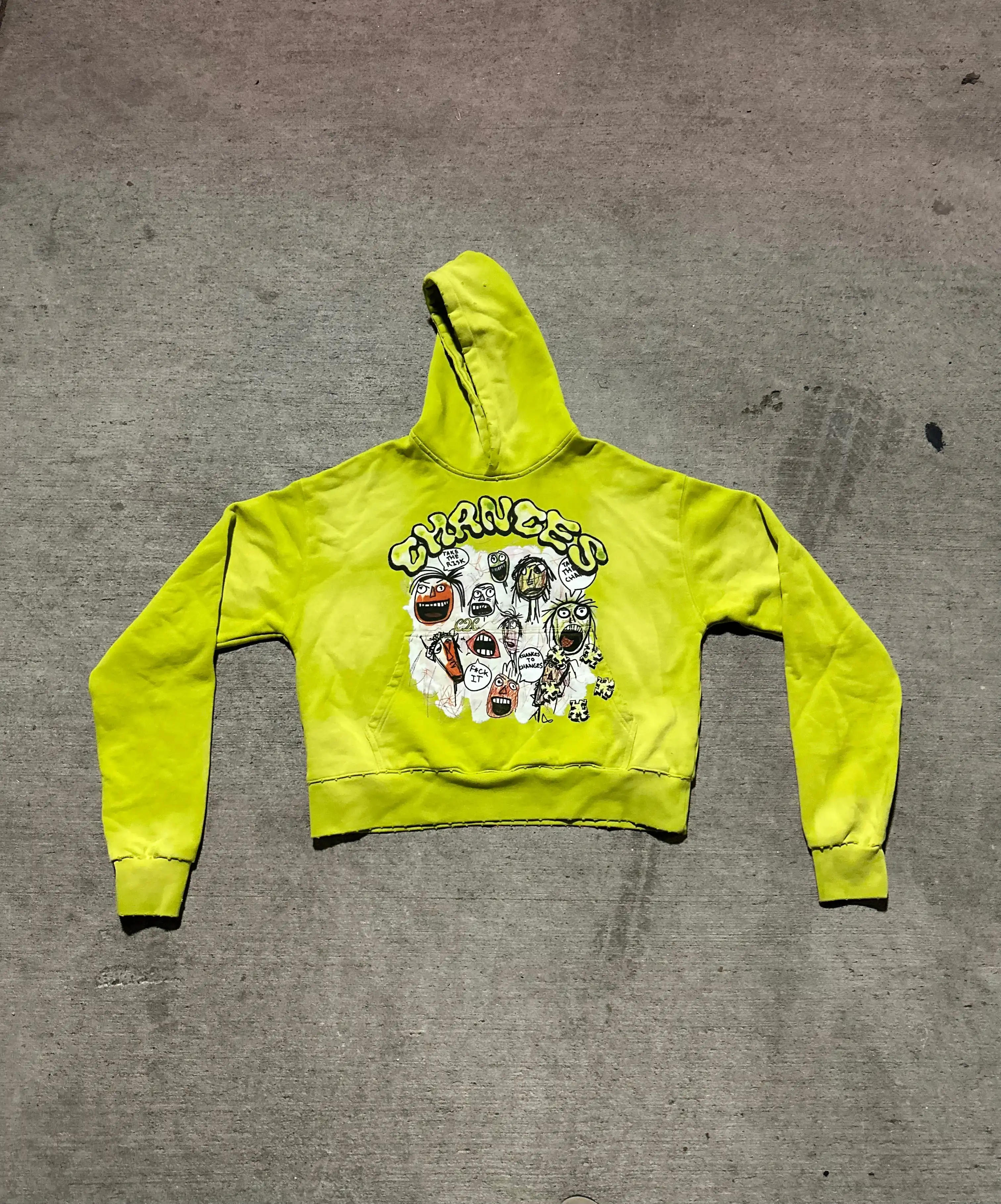 Harajuku Oversized TAKE THE RISK Streetwear Hoodie Vintage Streetwear Tops Sweatshirt Goth 2024 Jacket Hoodies Women Y2k Clothes