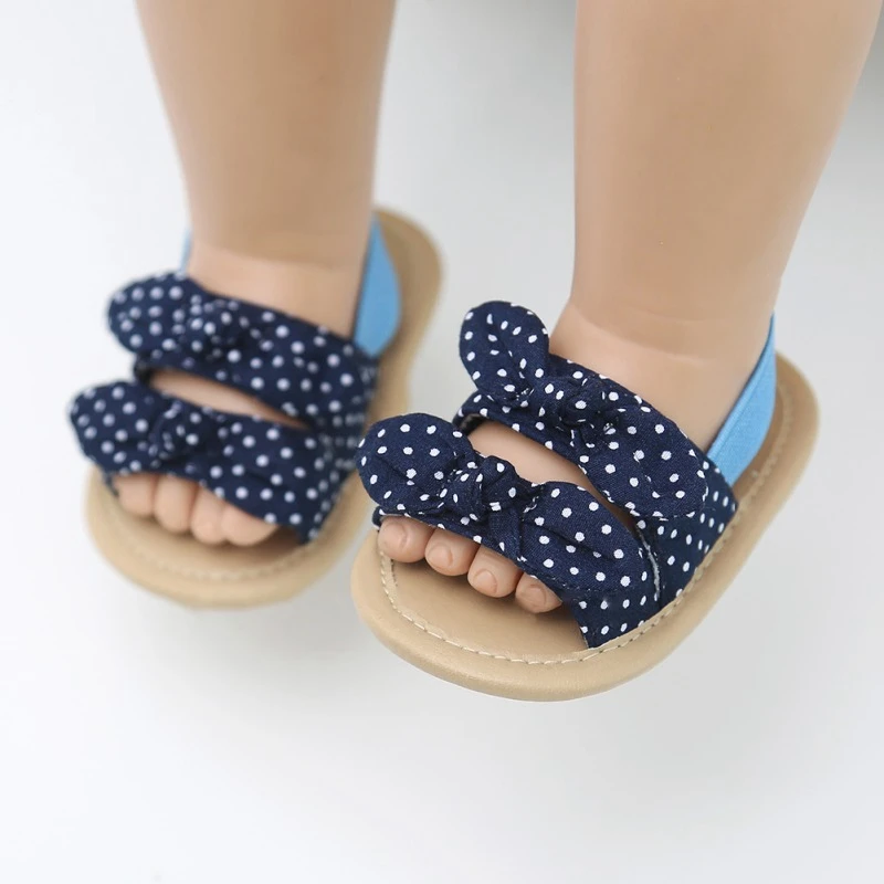 Baby Girl Sandals Summer Children Casual Shoes Toddler Soft Sole First Walkers Kid Bowknot Sandals Anti-Slip Infant Walking Shoe