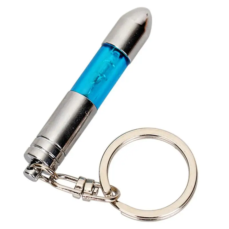 1~10PCS Anti-Static Keychain Car Body Static Eliminator Discharger High-Voltage Portable Key Ring with LED Light Interior