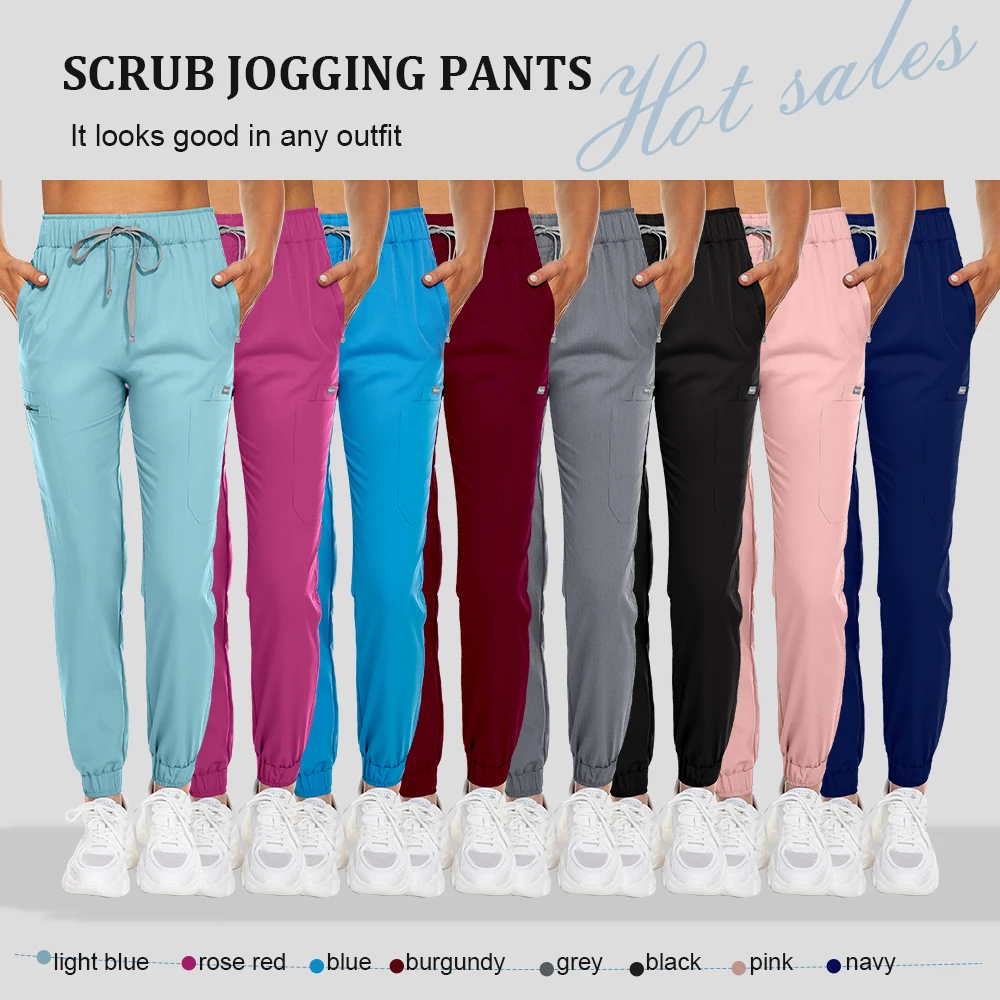 Nurse 2025 Accessories Nursing Pants for Women Hot Sales Medical Scrubs Doctor Nurse new Uniform Bottoms Unisex Veterinary Dentist Pants