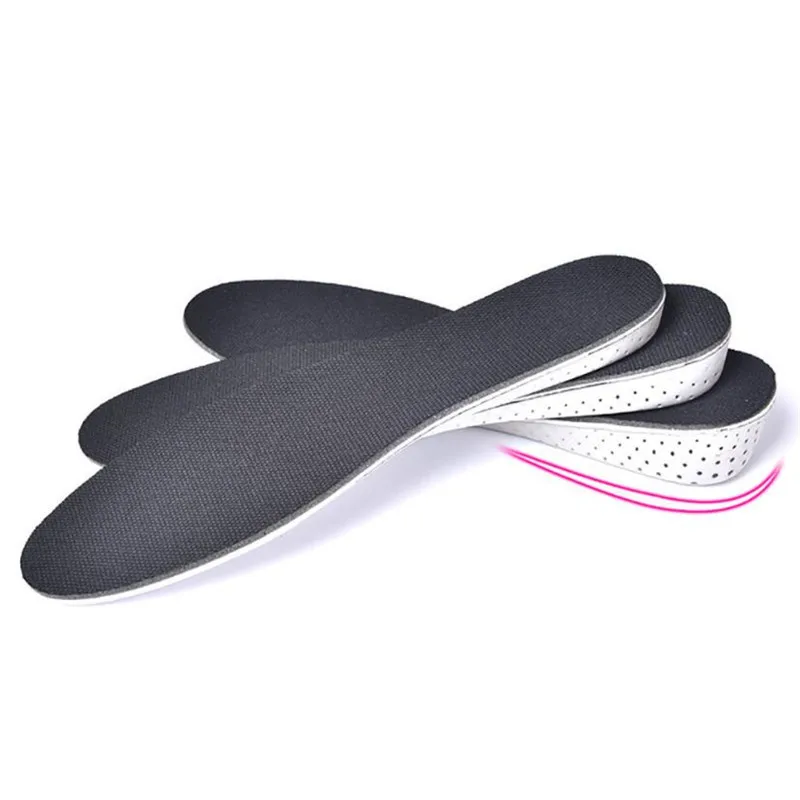 Height new Increase Insole 1 Pair Hard Breathable Memory Foam Heel Lifting 2025 Inserts Shoe Lifts Shoe Pads Elevator Insoles for Unisex