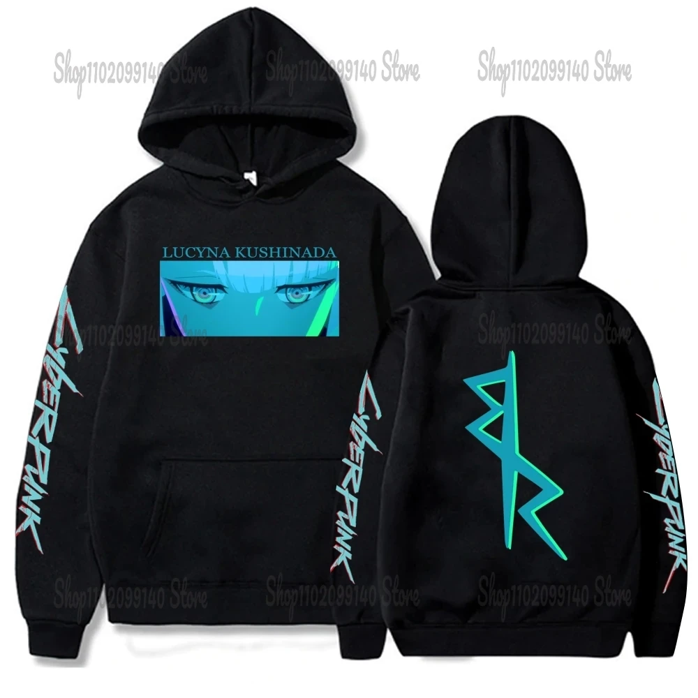 Cyberpunk Edgerunners Printed Hoodie Streetwear Pullovers Tops Long 2025 Sleeves Unisex Lucy David new Martinez Sweatshirts Winter