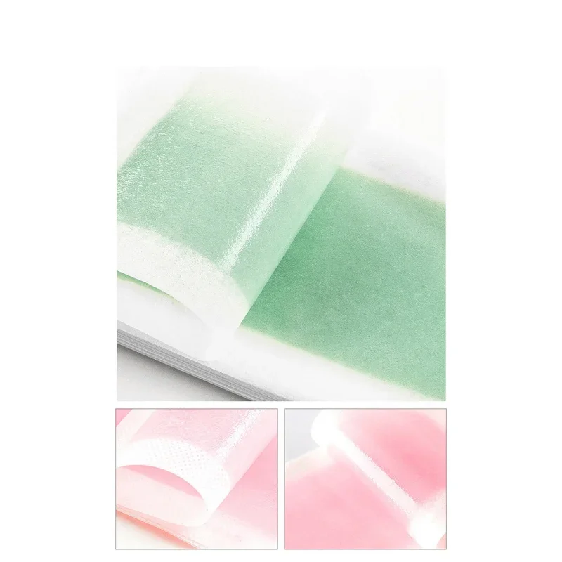 3pcs Double Sided Hair Removal new Wax Strips Paper High Quality Body Facial Hair Removal Epilator Wax 2025 Strip Paper Beauty Tools