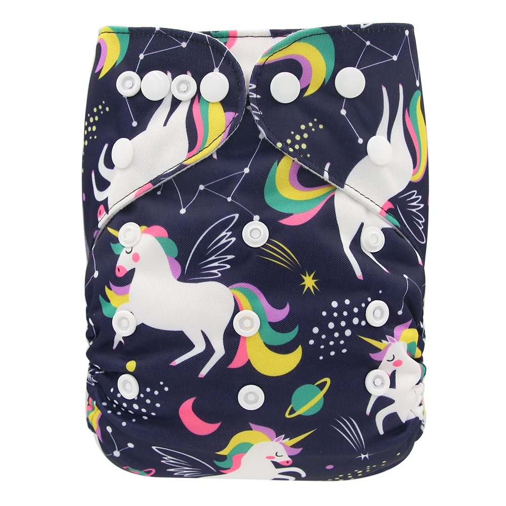Baby Washable Reusable Real Cloth Pocket Eco friendly Nappy New Design Diaper Cover Wrap One Size