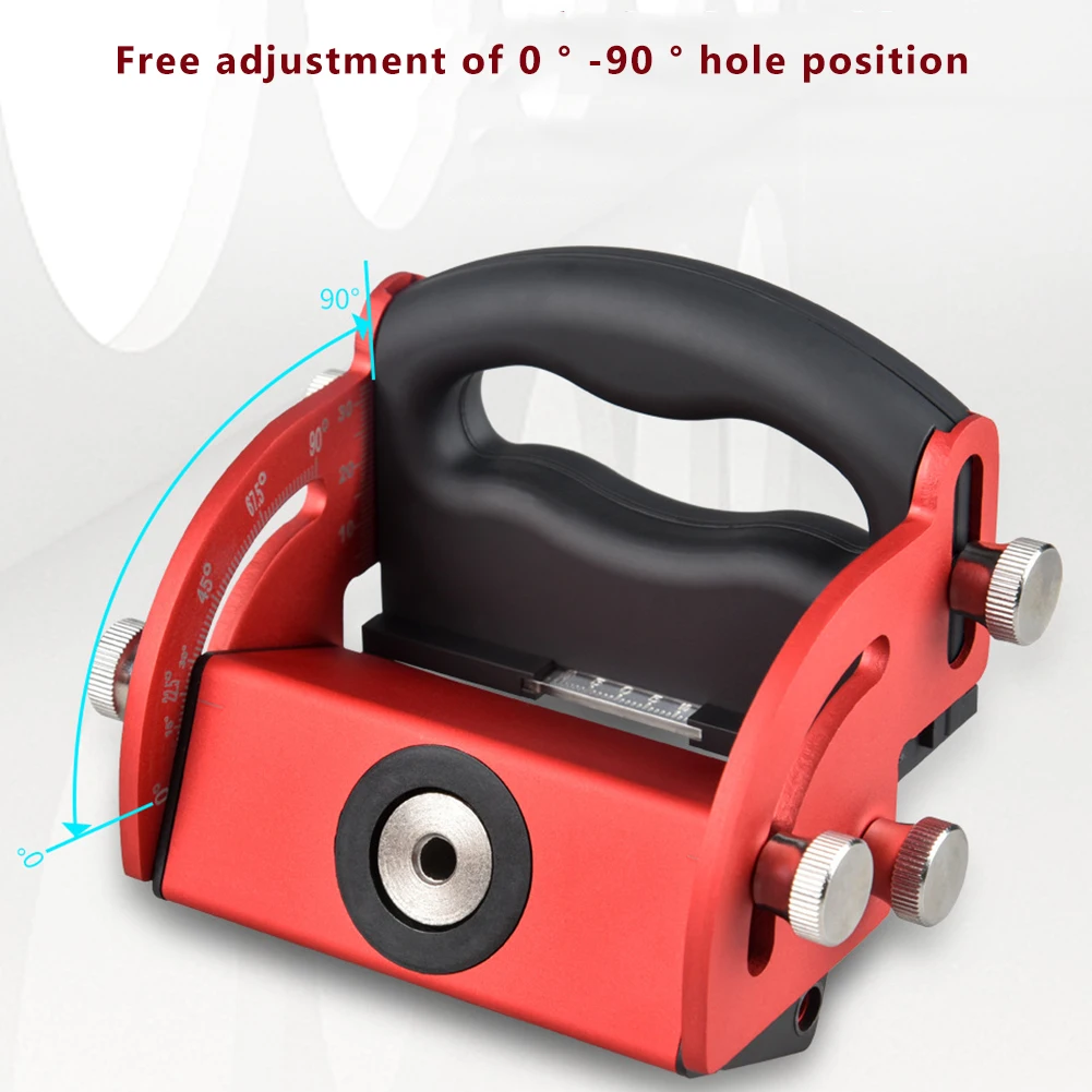 Multi-angle Pocket 2025 Hole Jig Oblique Hole Locator Drilling Tool Kit new 6/8/10/12mm Dowel Jig Aluminium Joinery Woodworker DIY Tools