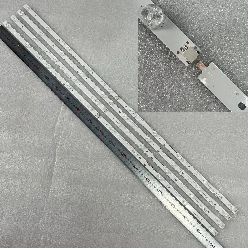 LED Backlight Strips 10LED new For 2025 HISENSE HD490DU-EU31 H49MEC3050 H49M3000 LED49K300U NS-49DR420NA8 49_HD490DU-E31_4X10 HD490DF-B71