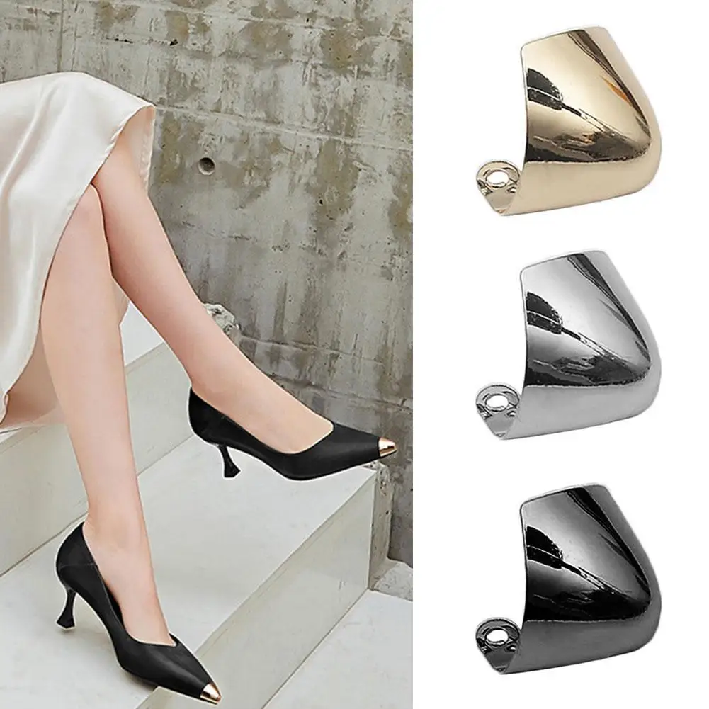 new High-heel Toe Metal Protective Sleeve Anti-kick Metal Shoes Clips 2025 Shoe Buckle To Decorations Shoe Toe Reapair Accessories