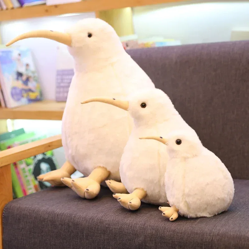Cute Lifelike Kiwi Bird Plush Toy Soft Pillow New Zealand new Stuffed Plush Animals 2025 Kawaii Peluche Toy Gift for Boy Birthday