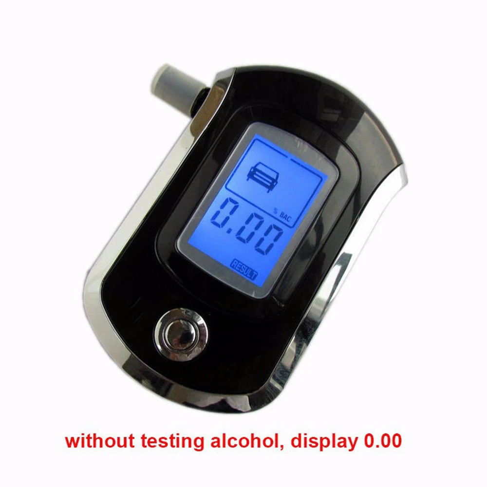 Professional Digital Breath Alcohol Tester Breathalyzer AT6000 alcohol breath tester alcohol detector Dropshipping