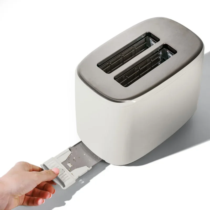 Beautiful 2 Slice Touchscreen Toaster, White Icing by Drew Barrymore