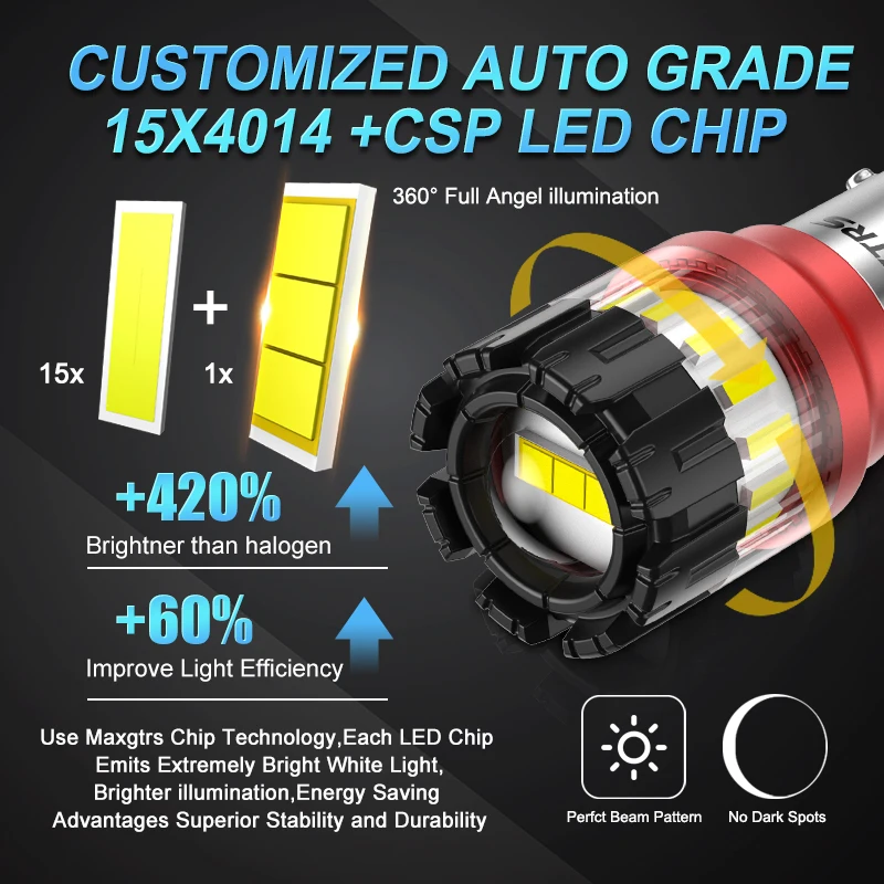 x P W BA S LED Canbus Bulbs T Lamp for DRL Reverse Parking Signal Backup Light Lens V