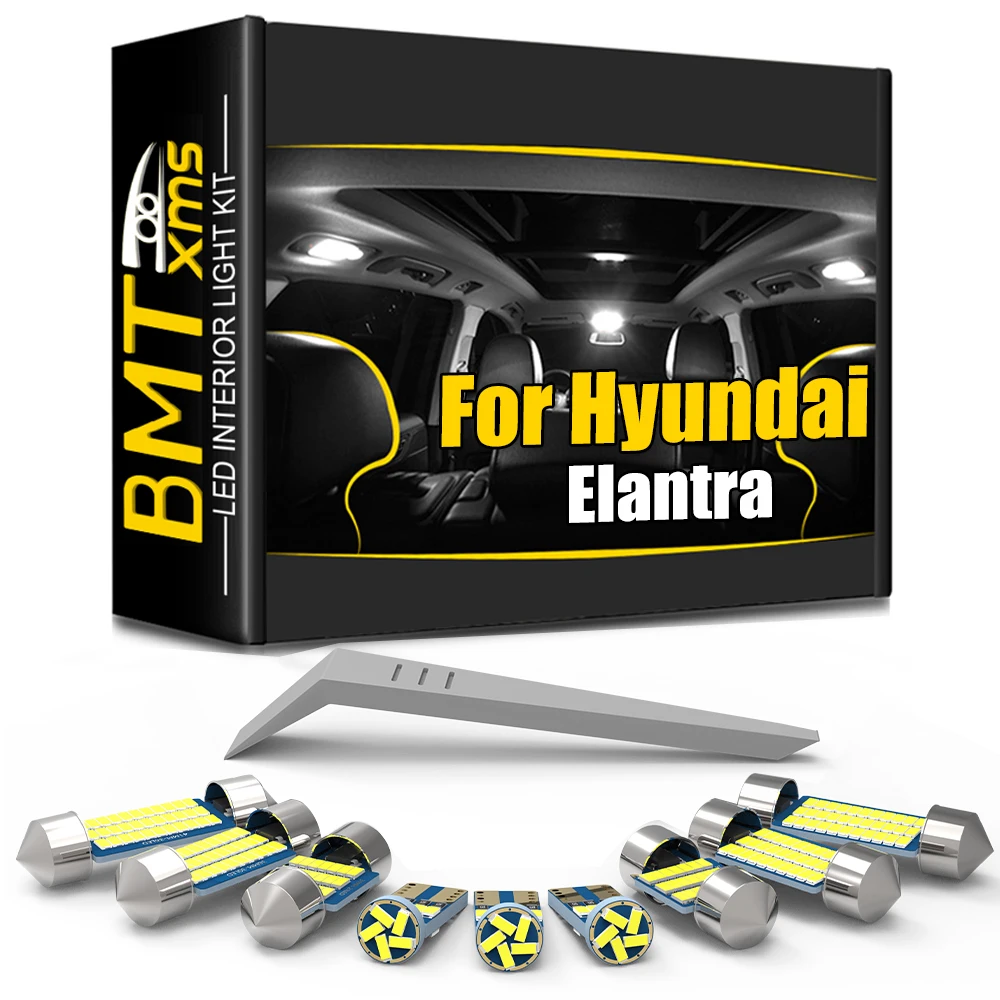 BMTxms Canbus For Hyundai Avante Elantra XD HD MD UD 2001-2020 2021 CN7 202 Car LED Interior Dome Trunk Light Kit Accessories