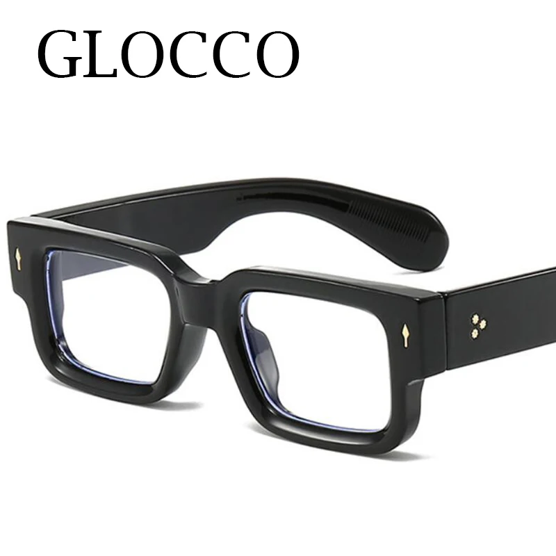 Vintage Rectangle Men's Presbyopic Glasses Luxury Brand Thick Frames Anti Blue Rays Square Reading Glasses Men Women Okulary