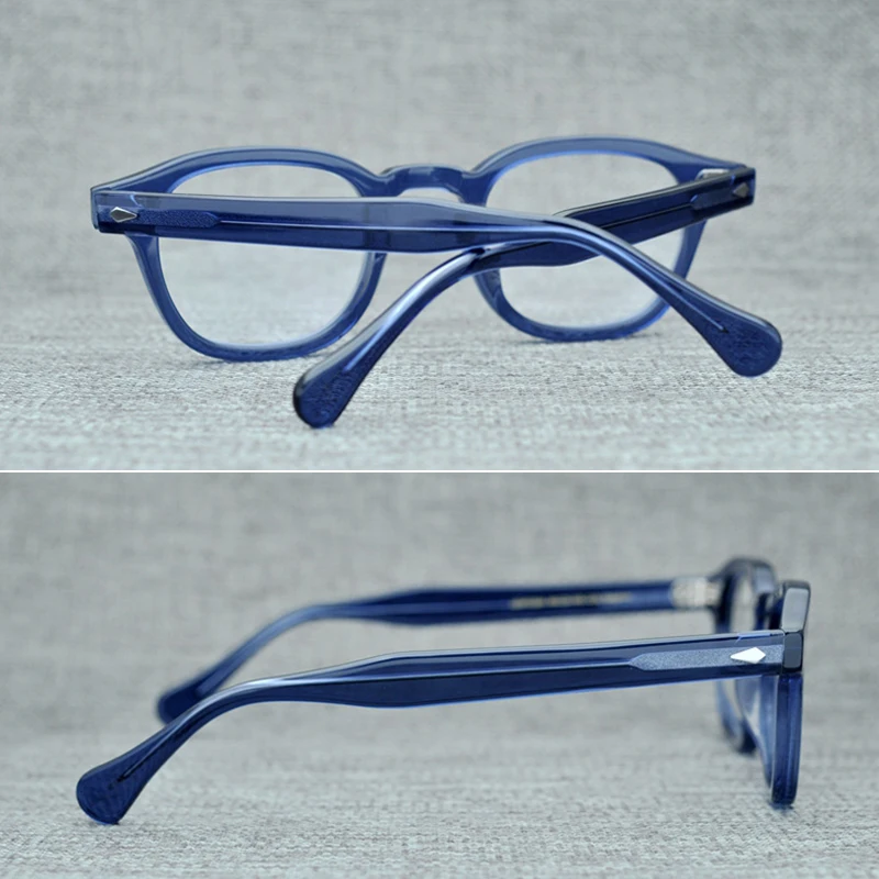 Johnny Depp Reading Glasses Man Readers Eyeglasses Women Brand Vintage Acetate Frame Lemtosh Presbyopic Diopter +1.0 +2.0 +3.0