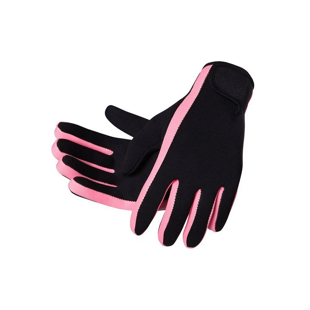 Pair mm Neoprene Skid proof Diving Gloves Non slip Scuba Surfing Snorkeling Kayaking Five Finger Glove