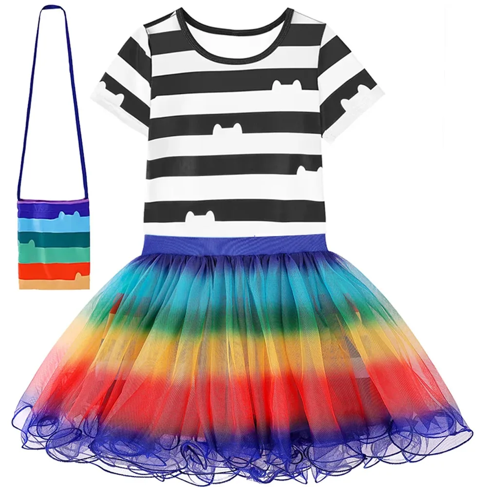 Children's Skirt Sets Gabby's Dollhouse Girls Kid Party Gabby Cat Carnival Cosplay Costume Suits for 3-8Yrs