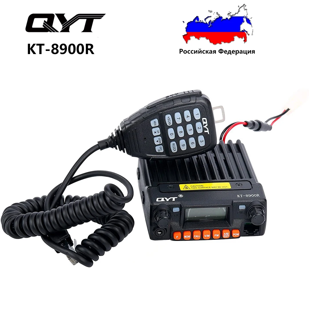 QYT KT-8900R Tri-Band 25W Mobile Transceiver 136~174&240-260&400~480MHz Dual Standby Car Ham Radio