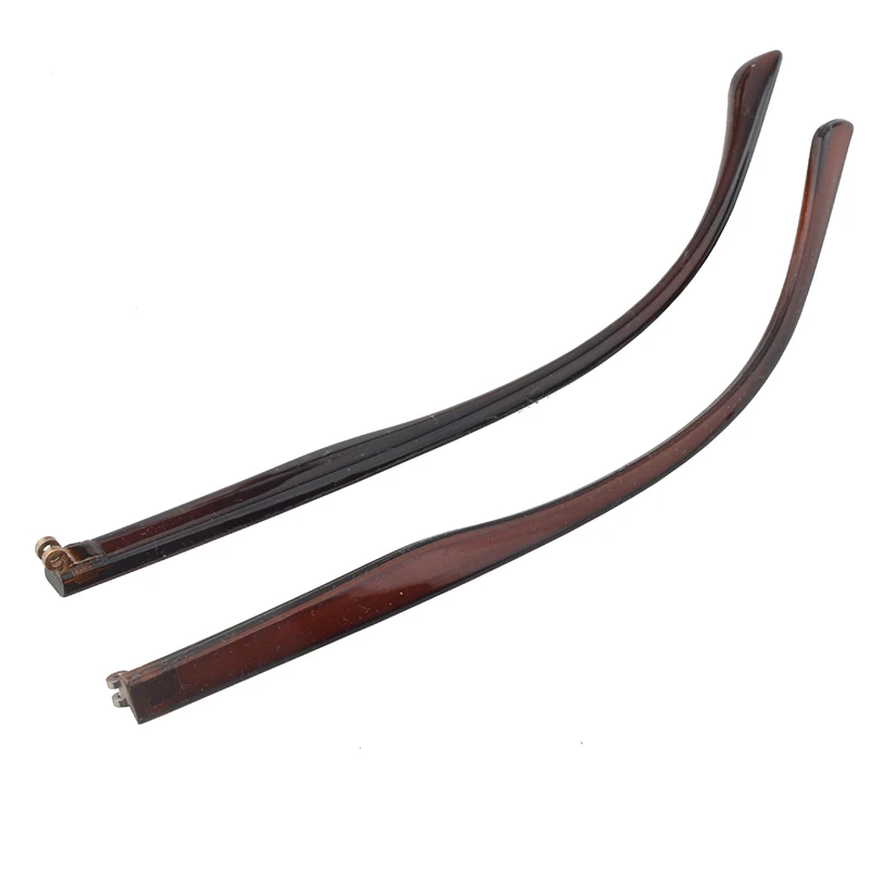 10pairs/20pcs Two Teeth Black Brown PC Glasses eyewear temple Hinge glasses temple repair accessory PC002