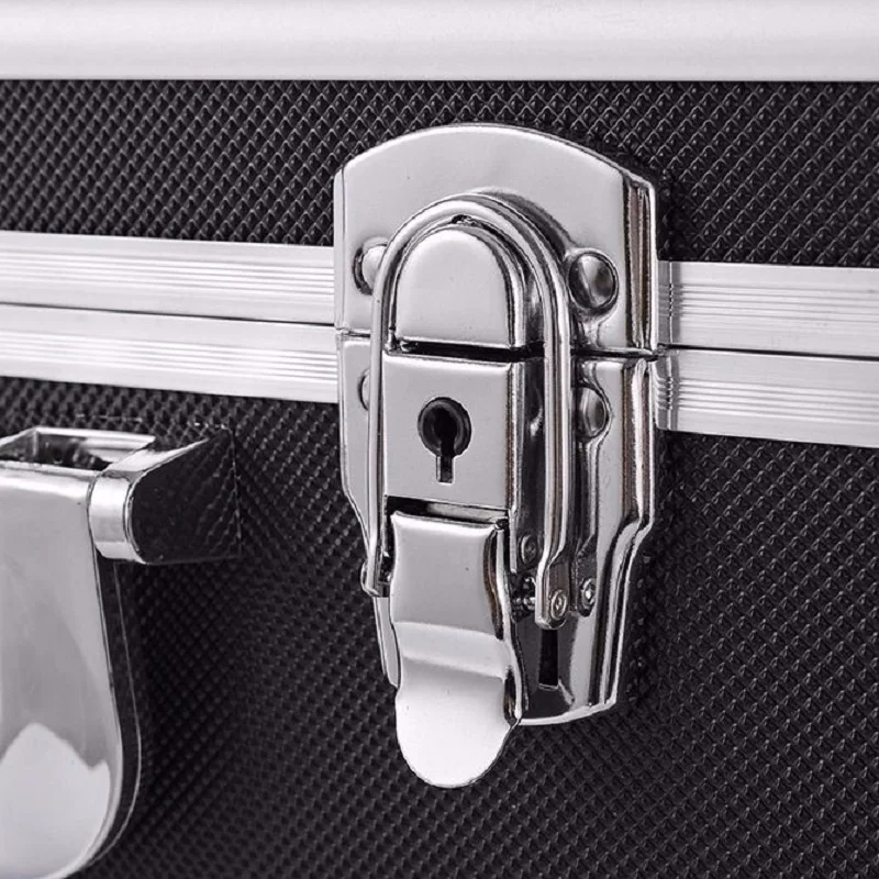 Aluminum Alloy Portable Tool Box Family Style Complete Toolbox Organizer Suitcase Tools Thicken Empty Working Storage Packaging