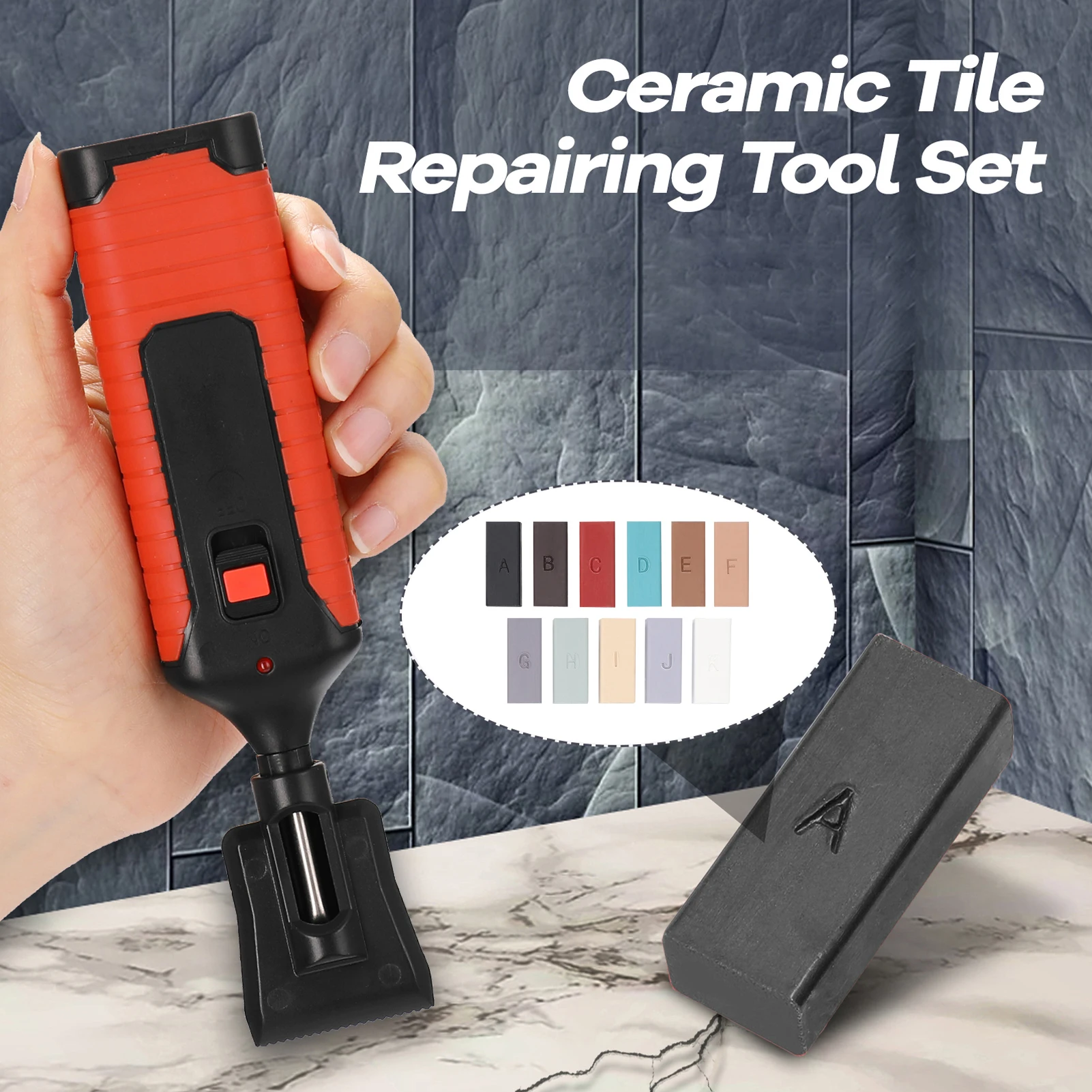 Ceramic Tile Repairing Tool Set DIY Repairing new Tool Set Saving Scratch Repairing Crack Fill Tile Surface Repairing 2025 Tool Set