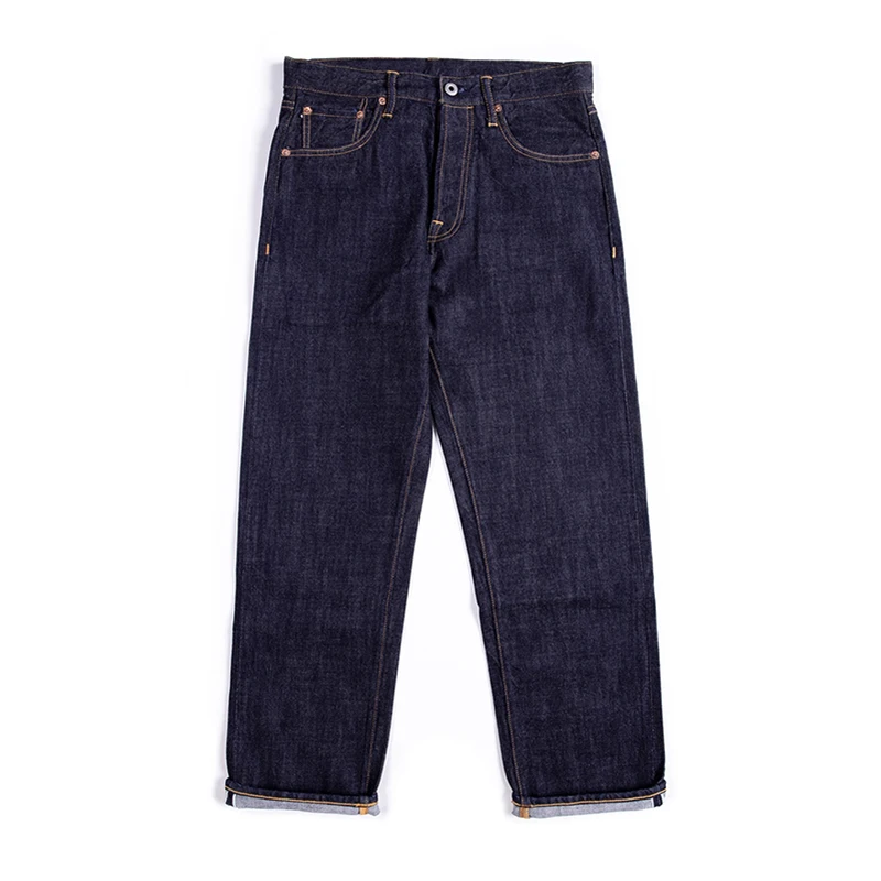 Red 2025 Tornado 14oz Seedge Denim Jeans Loose Fit Straight new Leg Pants Ameki DN-0006