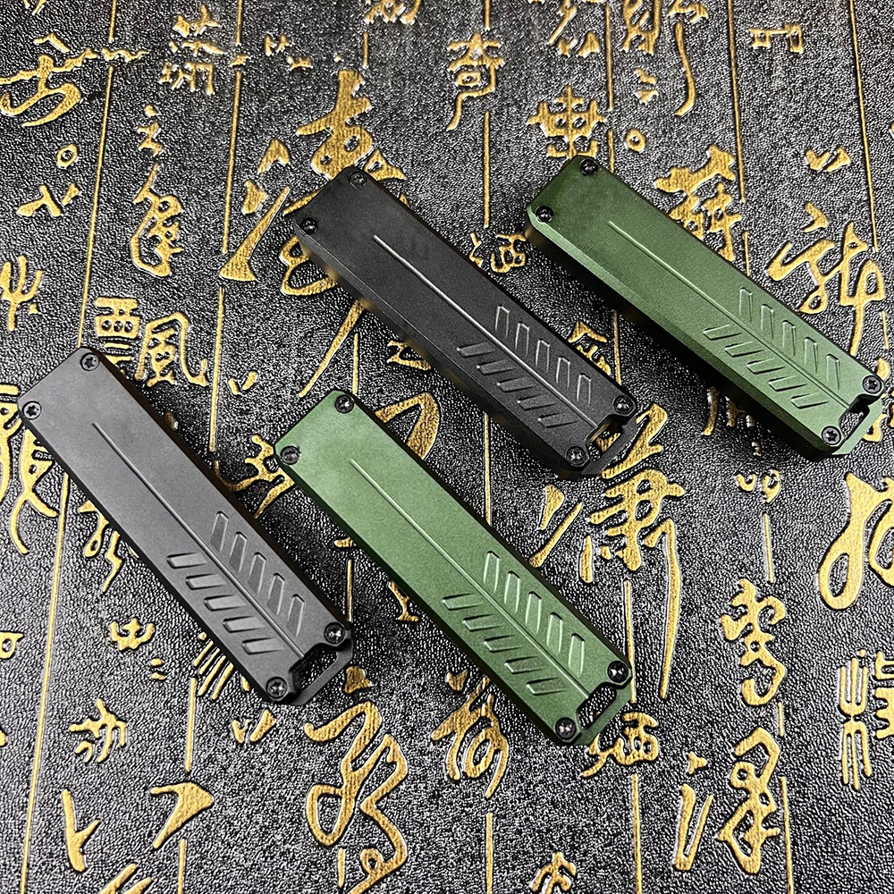 A6722 Small Size Tactical Knife D2 Stone Wash Blade CNC Aviation Aluminum Handle Outdoor Camping Hiking Fishing EDC Pocket Knives