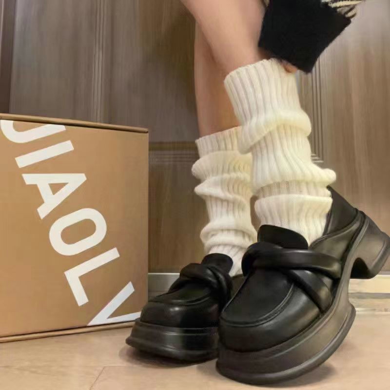 New Women Autumn Winter Knitted Foot Cover Jk Lolita Leg Warmer Long Socks Korean Y k Punk Gothic Crochet Boot Cuffs