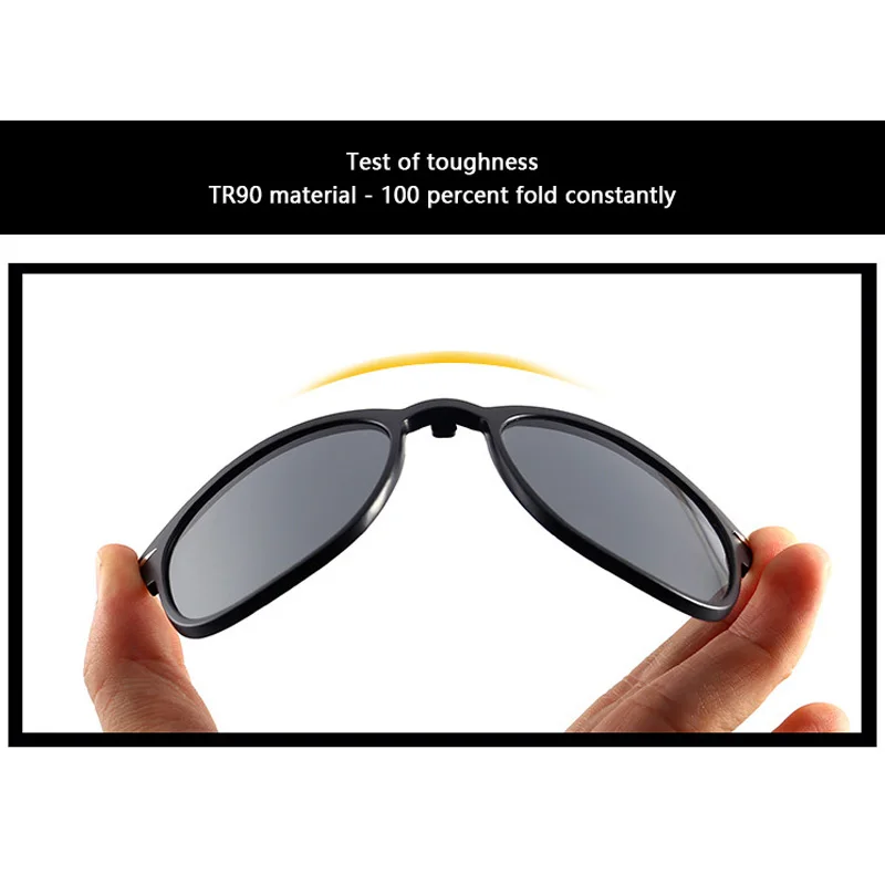 2218 2 IN 1 Magnetic Polarized Clip On Sunglasses Women Men Classic Plastic Frame For Night Driving Sunglasses UV400