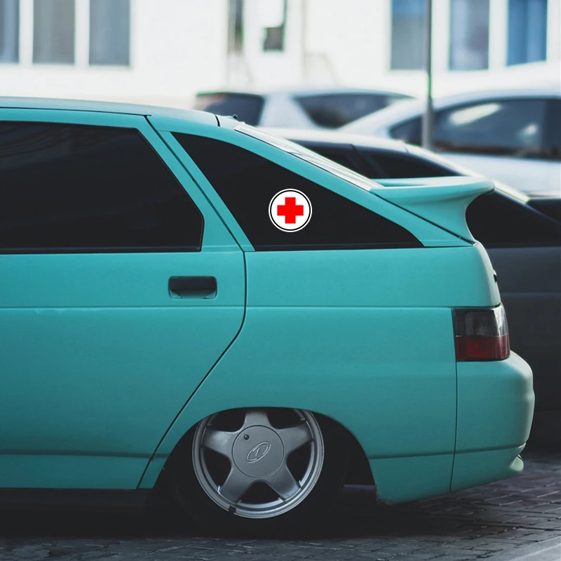 Colors Personality PVC Decal For Red Cross new Waterproof Car 2025 Sticker On Motorcycle Laptop Decorative