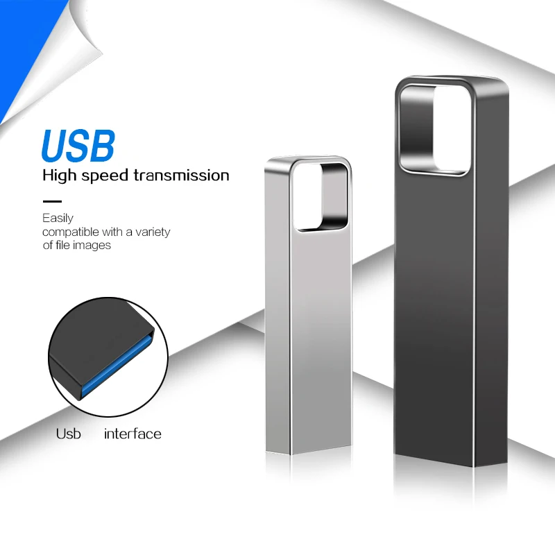 U Disco Flash Drive 2.0 Ad Alta VelocitÃ 2 TB 1 TB USB Metale Portatile SSD Mem…