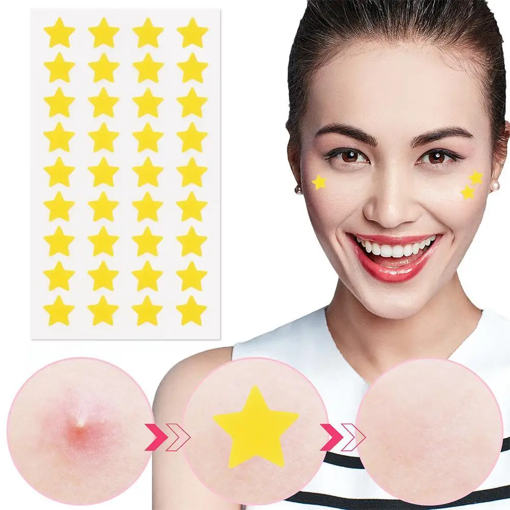 12-36pcs Star Pimple Patch Acne Colorful Invisible Acne Removal Skin Care new Stickers Originality Concealer 2025 Face Spot Beauty Makeup