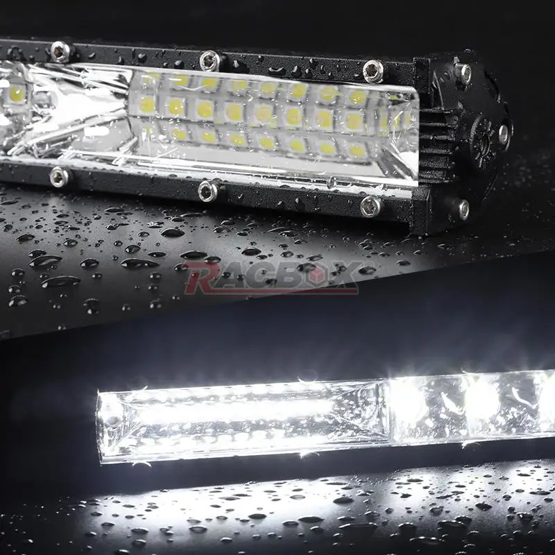 Ultra Slim LED LIGHT BAR 10'' 20'' 30'' Inch Flood Spot LED Bar 12V 24V Driving Fog Lights For Jeep LADA Truck 4x4 4WD O