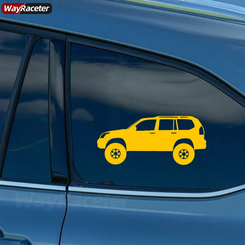 Car Window Sticker Auto Graphics Door new Body Bumper Reflective Vinyl Decal For Toyota Land Cruiser 2025 Prado 120 J120 GX470 FJ120