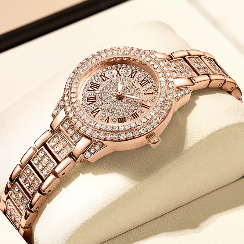 LIGE New Watch For Women Sunkta Brand Luxury Women Watch Creative Steel Waterproof Women Quartz Wristwatches Relogios Feminino