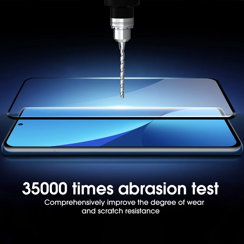HD Curved Protective Glass For Xiaomi 12 Pro 12X Tempered Glass For Xiaomi12 Pro Mi 12X Mi12 12S Ultra 3D Screen Protector Film