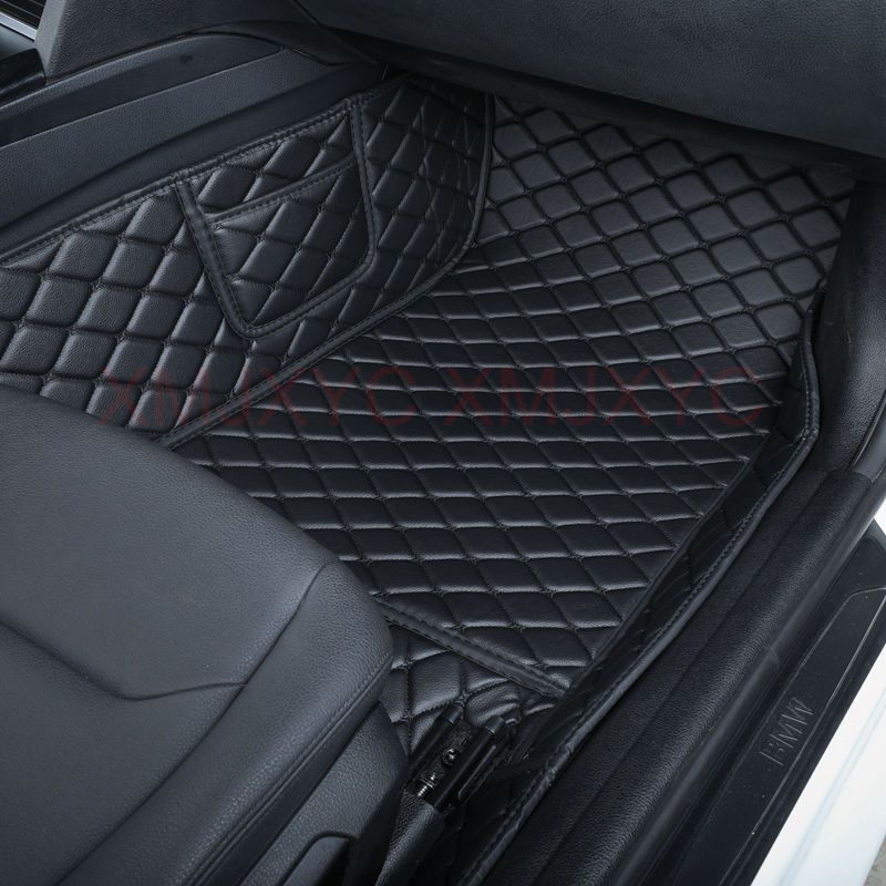 Artificial Leather Custom Floor Mats for 5 Series E39 1995-2004 E60 F10 G30 2017-2022 Car Accessories Interior Details