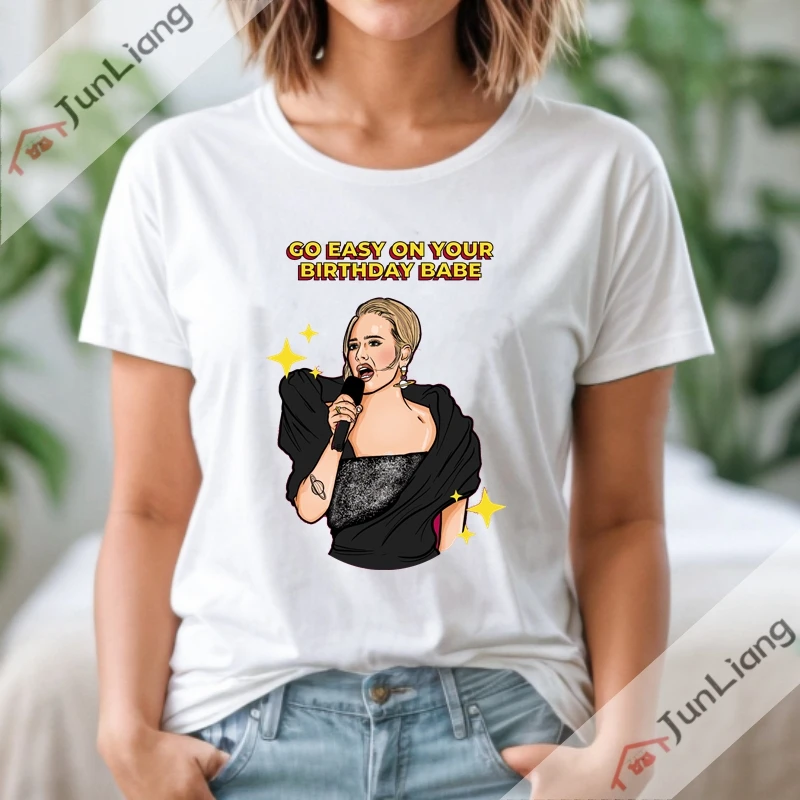 Adele Rap T-Shirt Gift for Women and Man Tshirts for Music Gift Harajuku Street Style Unisex T-shirts Clothes