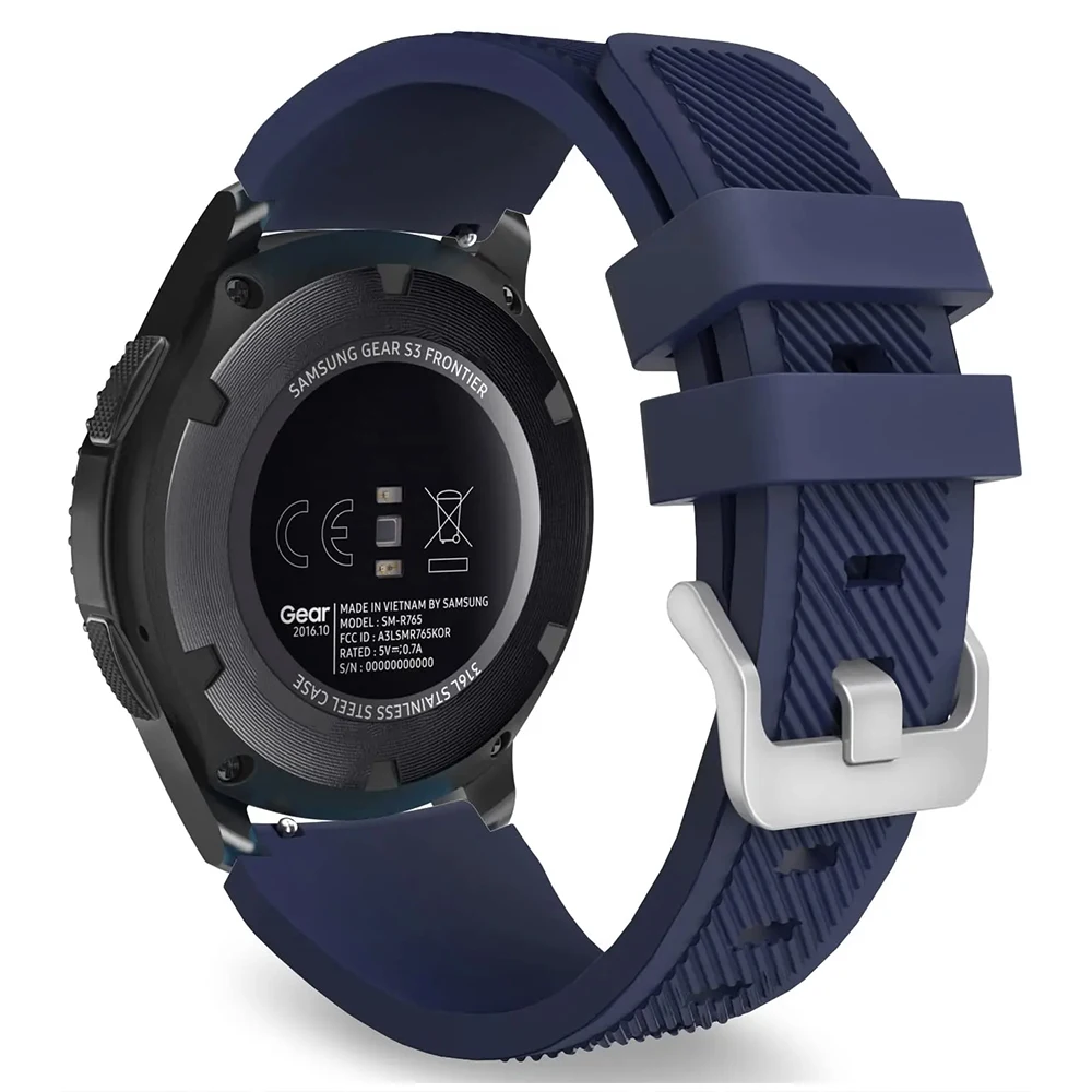 22mm Bracelet Silicone Band For Amazfit Bip5 GTR 4/3/3 Pro GTR2 Watch Strap for Amazfit GTR3/GTR4/2e Pace Stratos 3 2s GTR 47mm