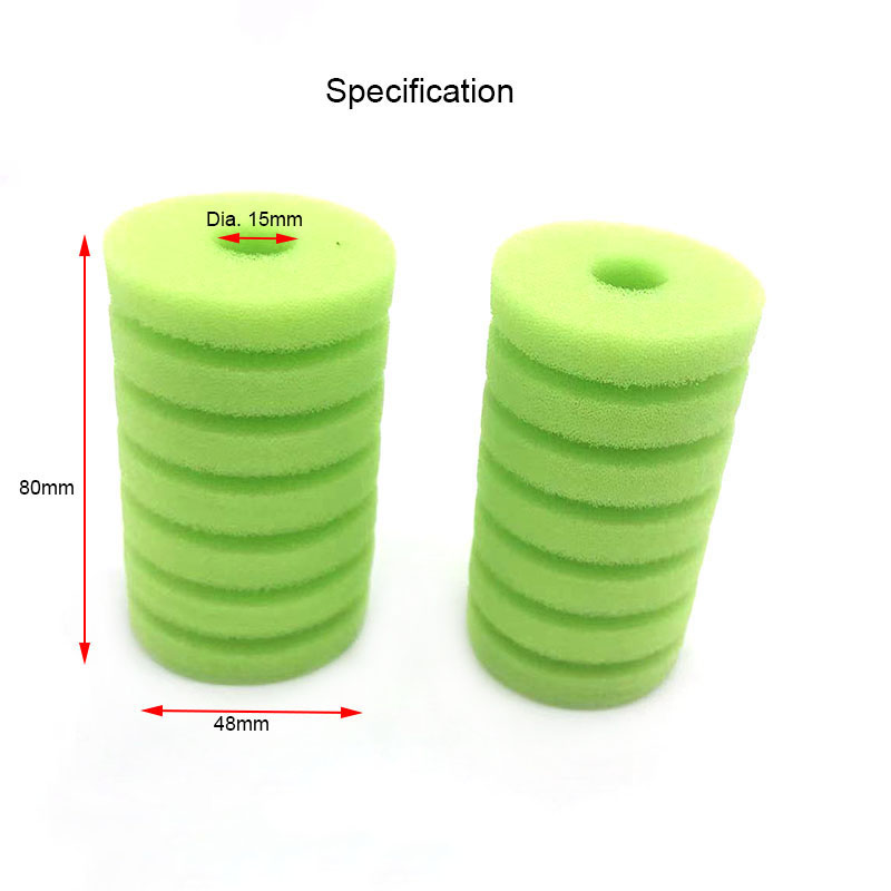2PCS Fine Foam Aquarium Filter Sponge for Aquarium Fish Tank Air Pump Skimmer Biochemical Sponge Filter Aquarium Bio Filter