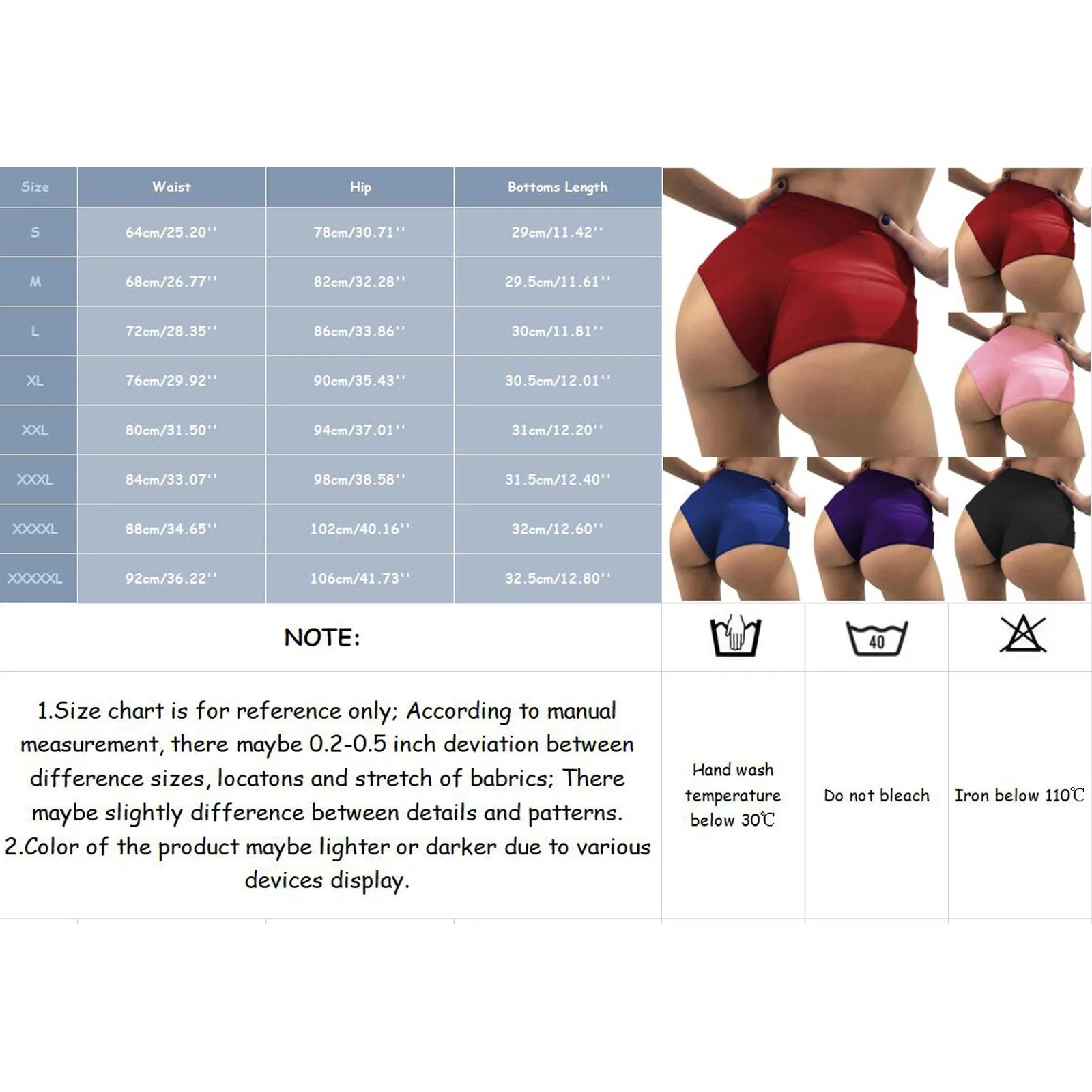 Women High Waist Slim Hip Solid Yoga Shorts Push Up Mini Hot Short Pants Butt Lift Booty Shorts Gym Clothes Sports Workout