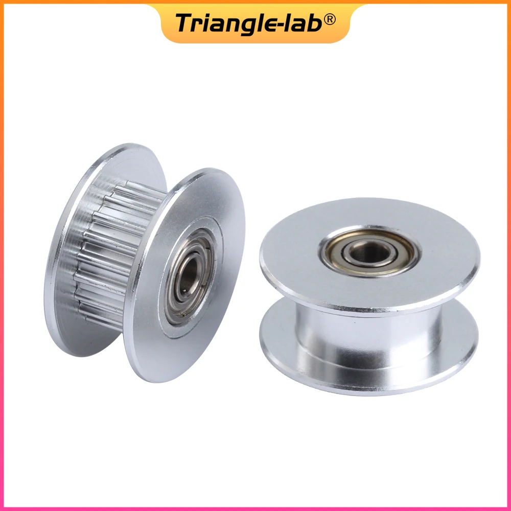 Trianglelab Synchronous Timing Belt Idler 20 Teeth Bore 3/4/5mm with Bearing for Timing belt Width 6MM 10MM 3D Printer