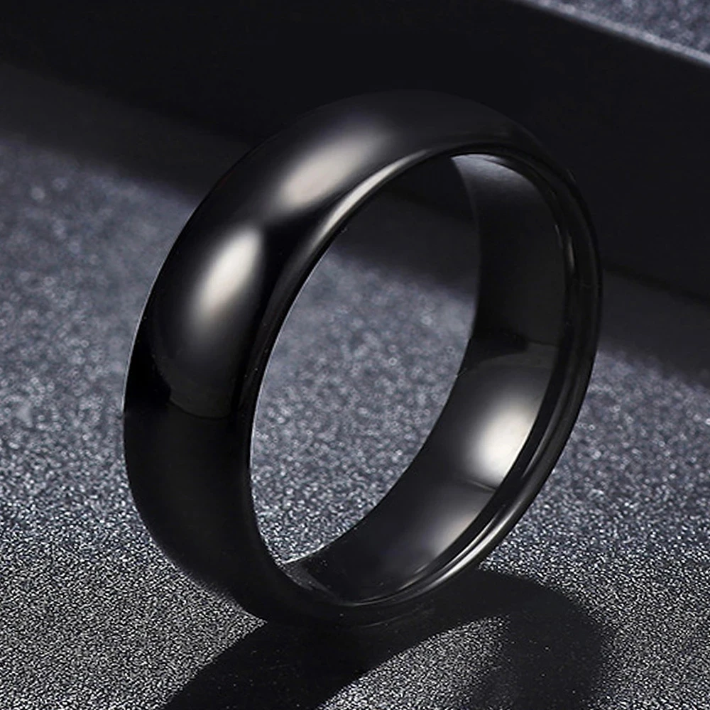 2023 NEW RFID Smart Black Ceramic Ring 125KHz 13.56MHz EM4305 CUID Chip Various Sizes For Men Or Women Fast Shipping