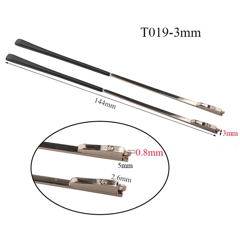 10pairs Spring Metal Glasses Eyeglasses Temple Leg Eyelgasses flex temple With Tip Repair Rod Accessory T019#