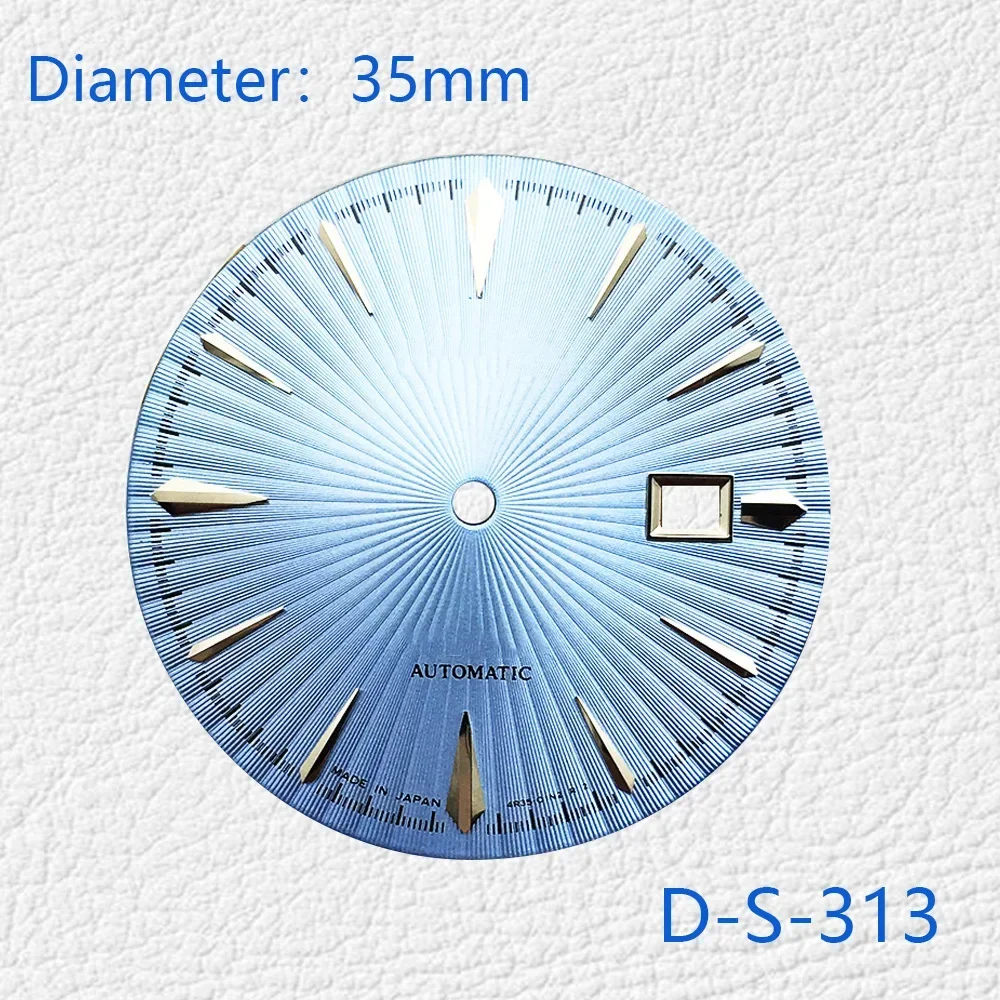 Aksesori jam tangan Dial seri 35mm untuk NH35 NH36 gerakan otomatis dengan yang dapat disesuaikan