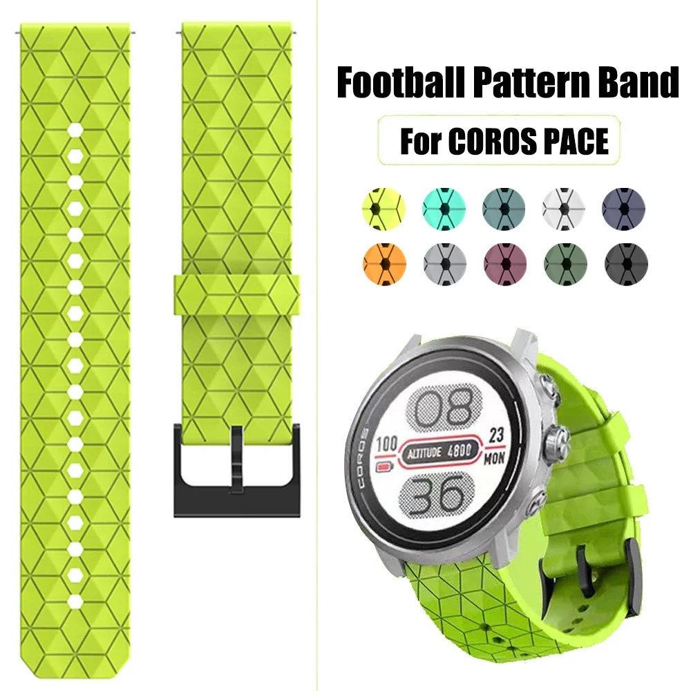 20 22mm Silicone Strap For COROS PACE 3 2 Sport Band Watchband For COROS APEX Pro/2 Pro/42mm/46mm Replacement Bracelet Watchbelt