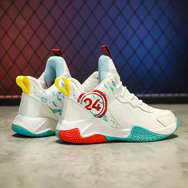 Sport Kids Sneakers Boys Casual Shoes For Children Sneakers Kids Shoes Basketball Footwear Leather Anti-slippery Trainers 2023