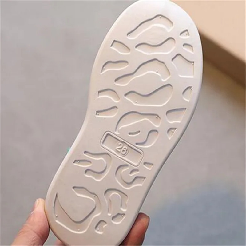Antislip Childrens Fashion White Kids Shoes Girls Boys Athletic Shoes Lightweight Breathable Child Casual Sneakers
