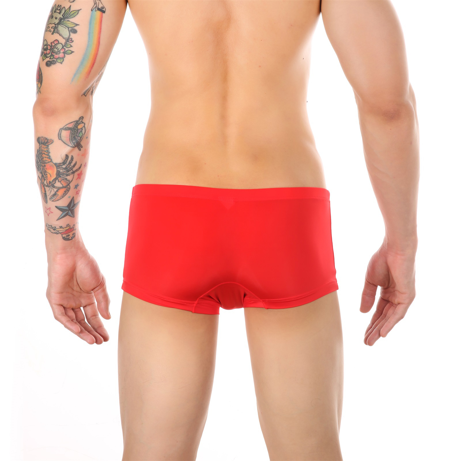 CLEVER-MENMODE Ice 2025 Silk Men Underwear Ultra-thin Sexy new Translucent Boxers Men's Panties Boxer Short Cool Underpants Hombre